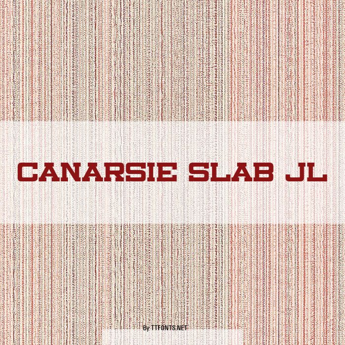 Canarsie Slab JL example